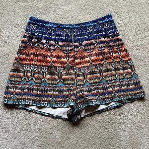 Bebe Multi-Color Shorts - Size 2